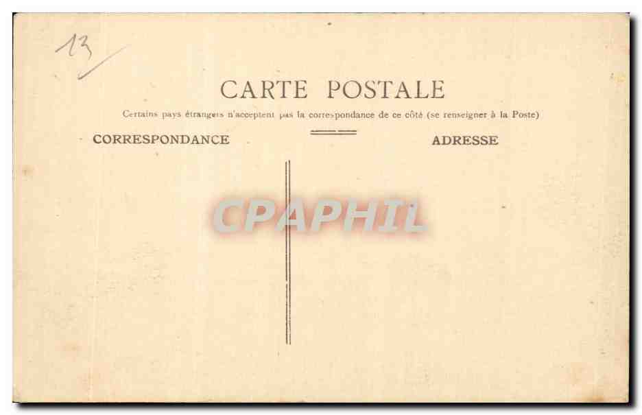 Marseille - Le Quai du Port - Rue de la Republique - CPA  — Rückseite