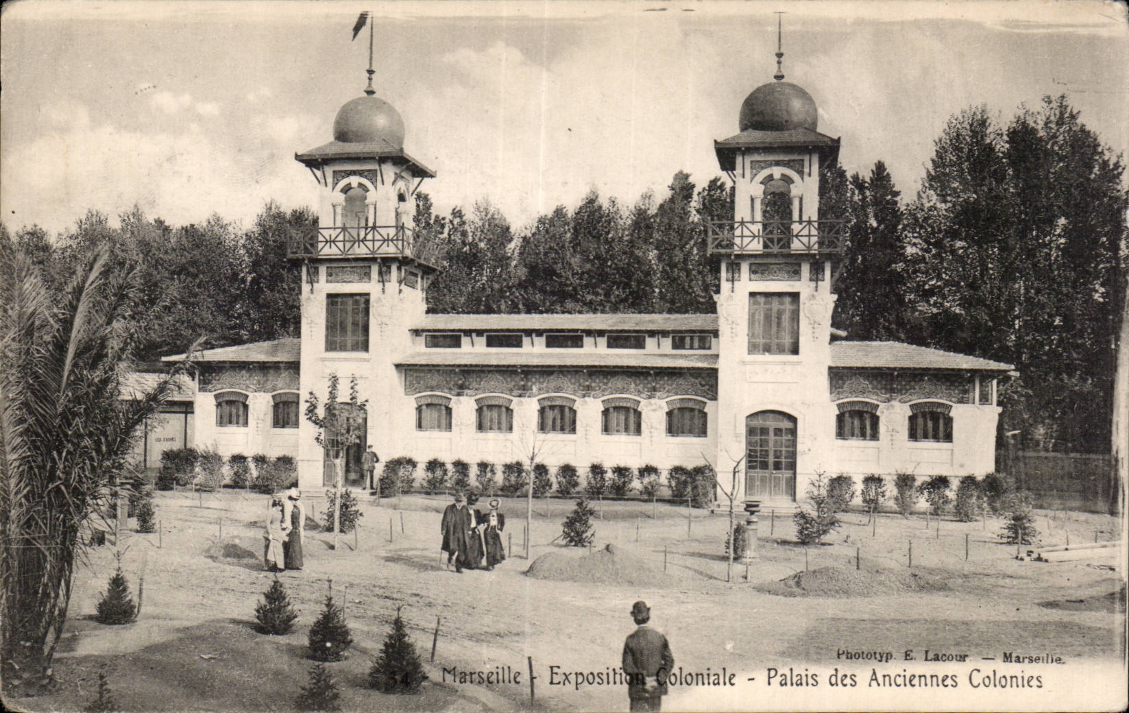 Marseille - Exposition Coloniale - Palais des Anciennes Colonies - CPA 