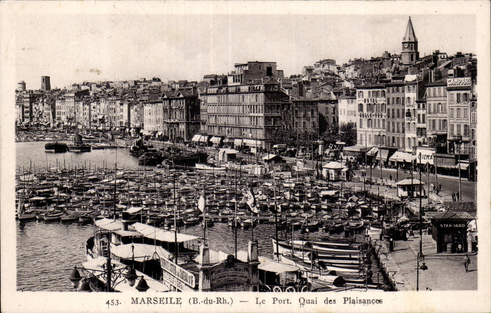 Marseille - Le Port - Quai des Plaisances - CPA 