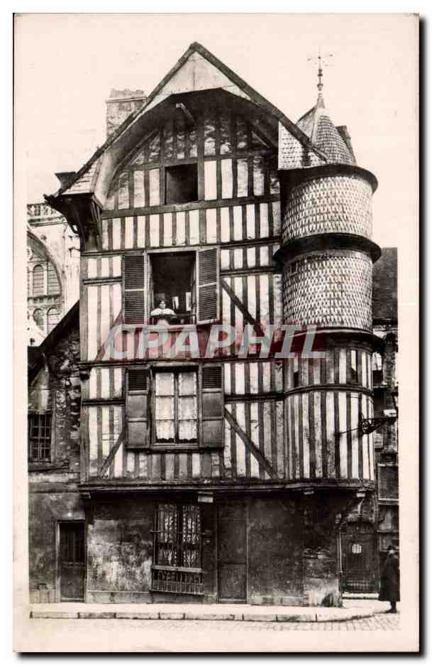 Troyes - Rue Champeaux 9 - La Tourelle de l Orfevre - CPA 