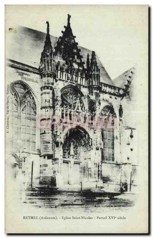 Rethel - Eglise Saint Nicolas - CPA 