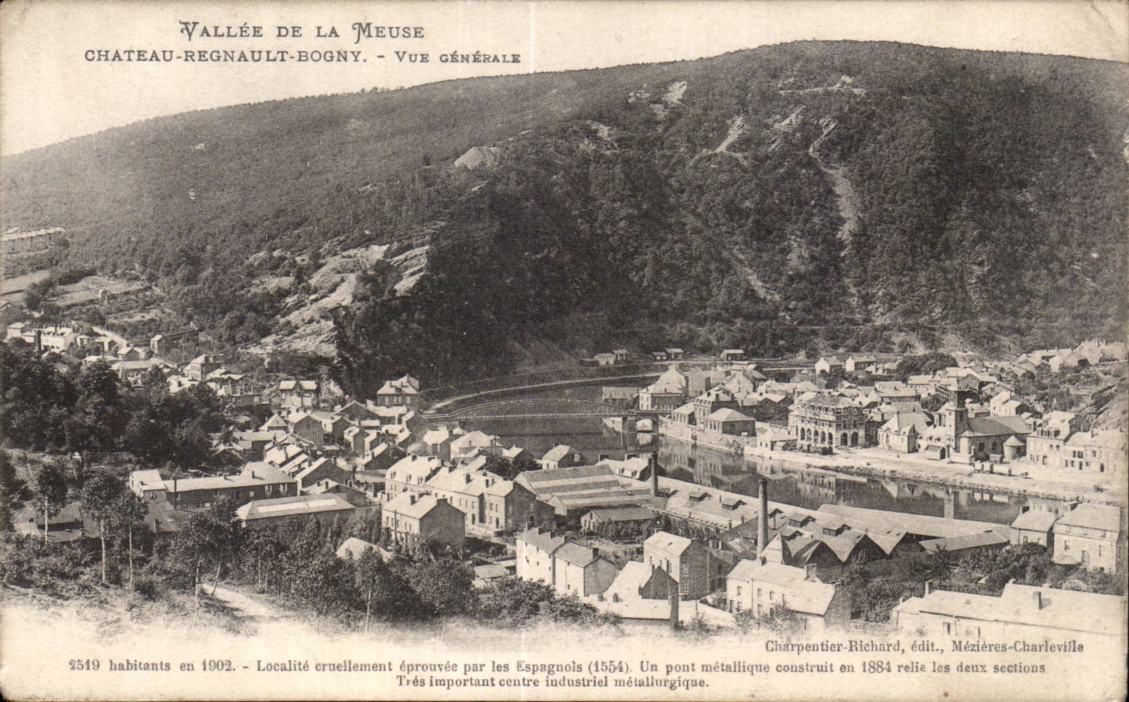 Chateau Regnault Bogny - Vue Generale - CPA - Recto
