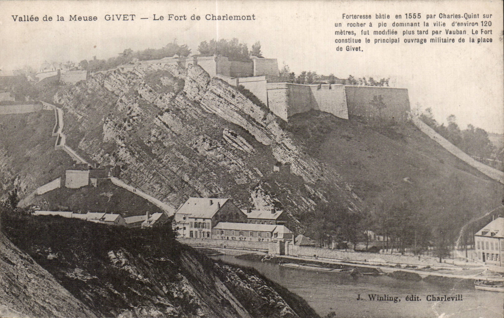 Givet - Le Fort de Charlemont - CPA 