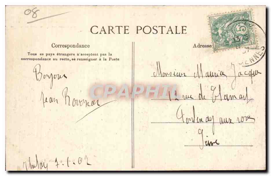 Givet - Le Fort de Charlemont - CPA  — Rückseite
