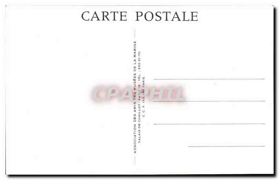 CPSM Militaria Humour Gervese Timonier Nos marins  — Verso