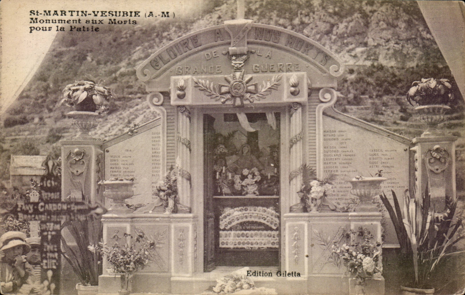 Saint Martin Vesubie - Le Monument aux Morts - CPA 