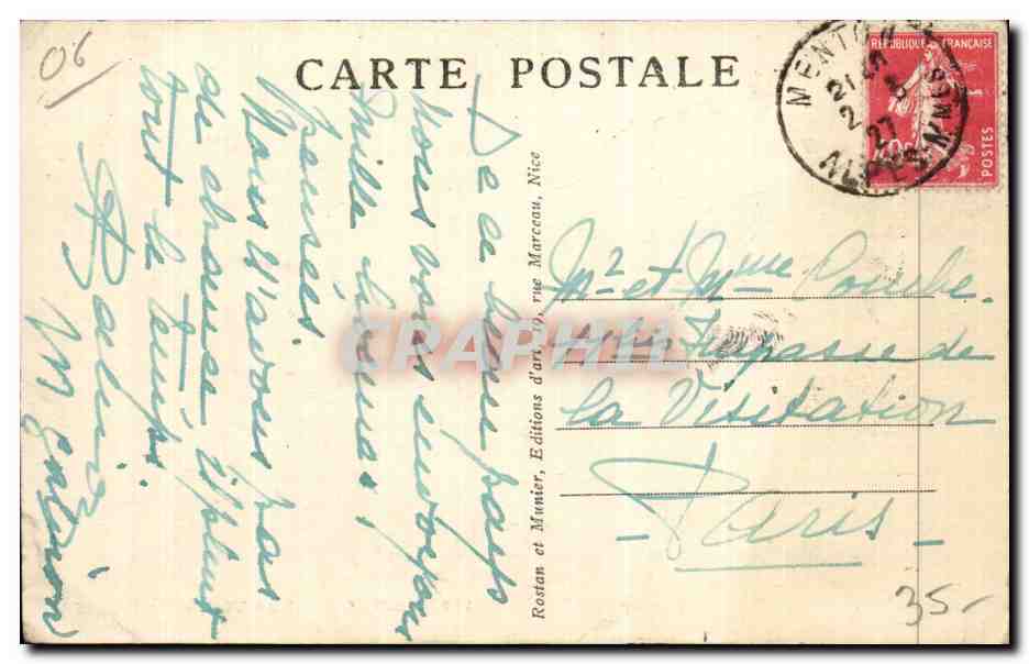 Menton — Une Vieille Rue — RM — Reverso