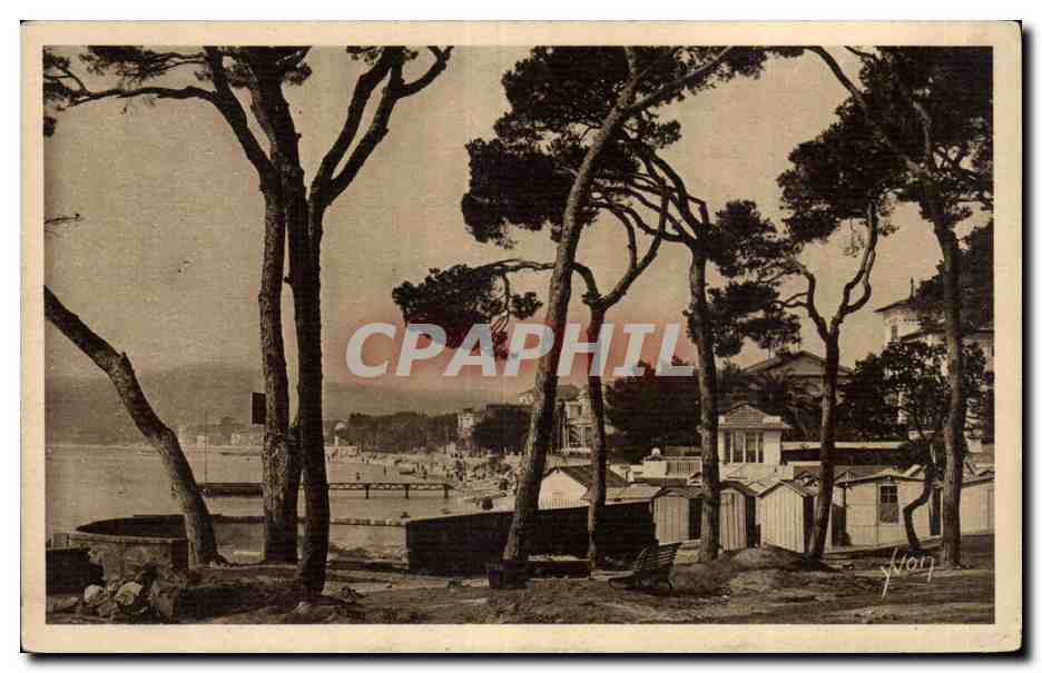 Juan les Pins - La Plage - Douce France - Yvon - CPA 