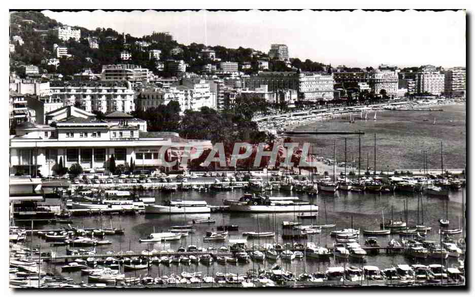 Cannes - Le Port - Le Casino - CPA 