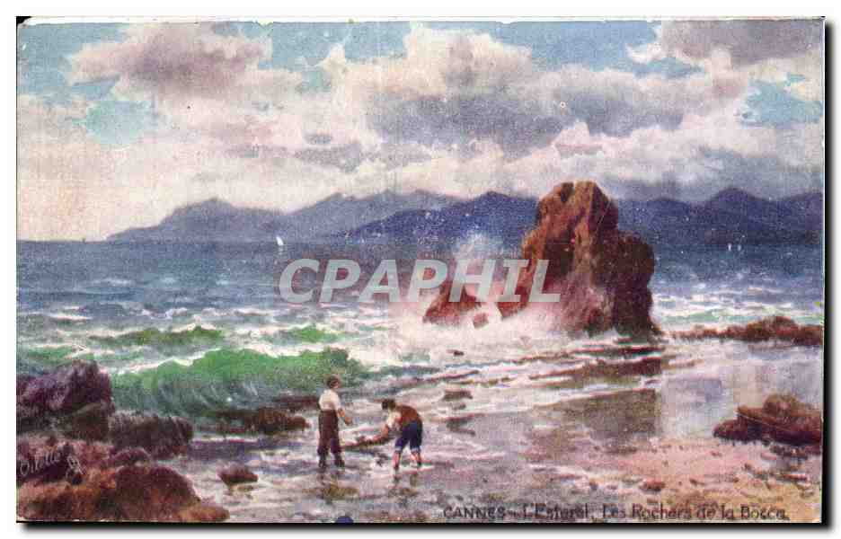 Cannes - Les Rochers de la Bocca - CPA 
