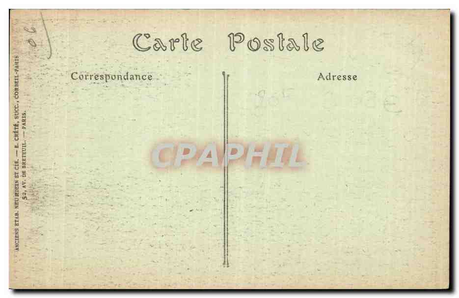 Cannes - Le Casino Municipal - CPA  — Rückseite