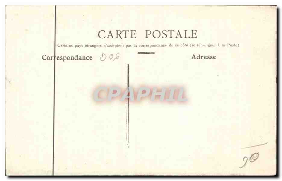 Cannes - Eglise Saint Pierre - CPA  — Rückseite