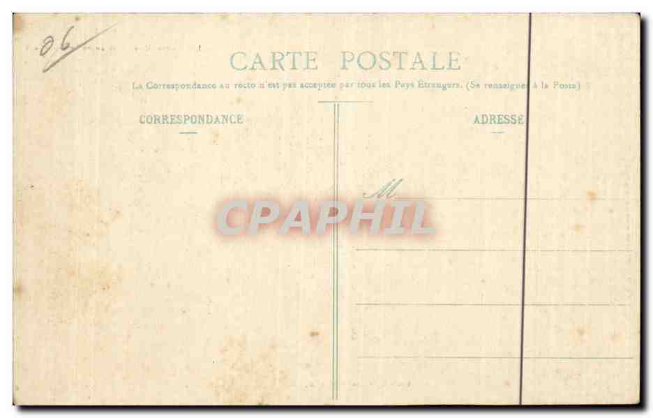 Cannes - Le Casino Municipal - CPA  — Rückseite