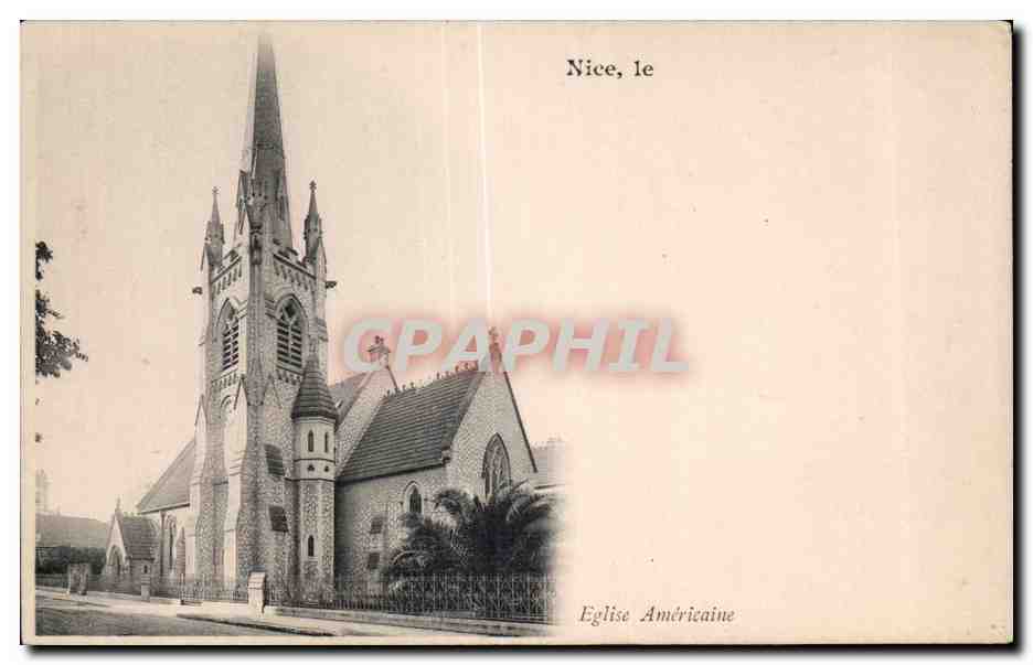 Nice - Eglise Americaine American Church - CPA 