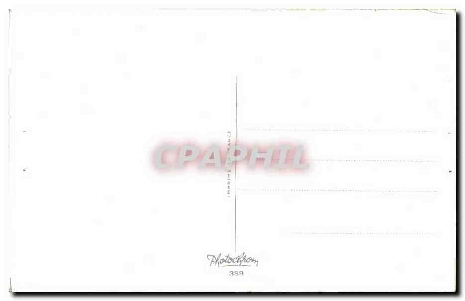 Repli stratégique — scène militaire avec femme — Phototachrom, n° 389 — Verso