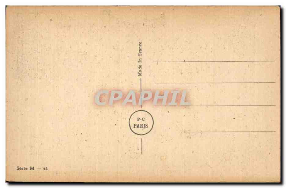 Soldats et journal satirique — caricature de la guerre — P-C Paris, Série M - 44 — Reverso