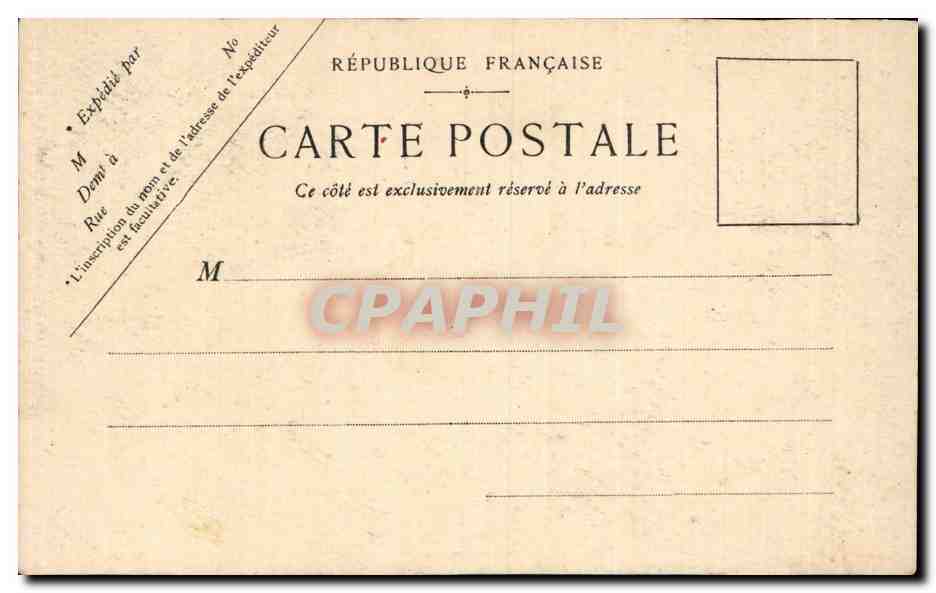 CPA Fantaisie Militaria L alliance Latine France Italie  — Rückseite