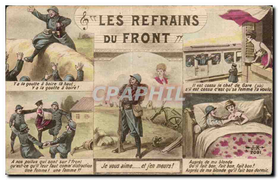 Les Refrains du Front — A. H. Katz Ruell, n°2091