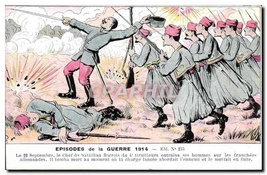 CPA Fantaisie Militaria Humour Episodes de la guerre 1914 
