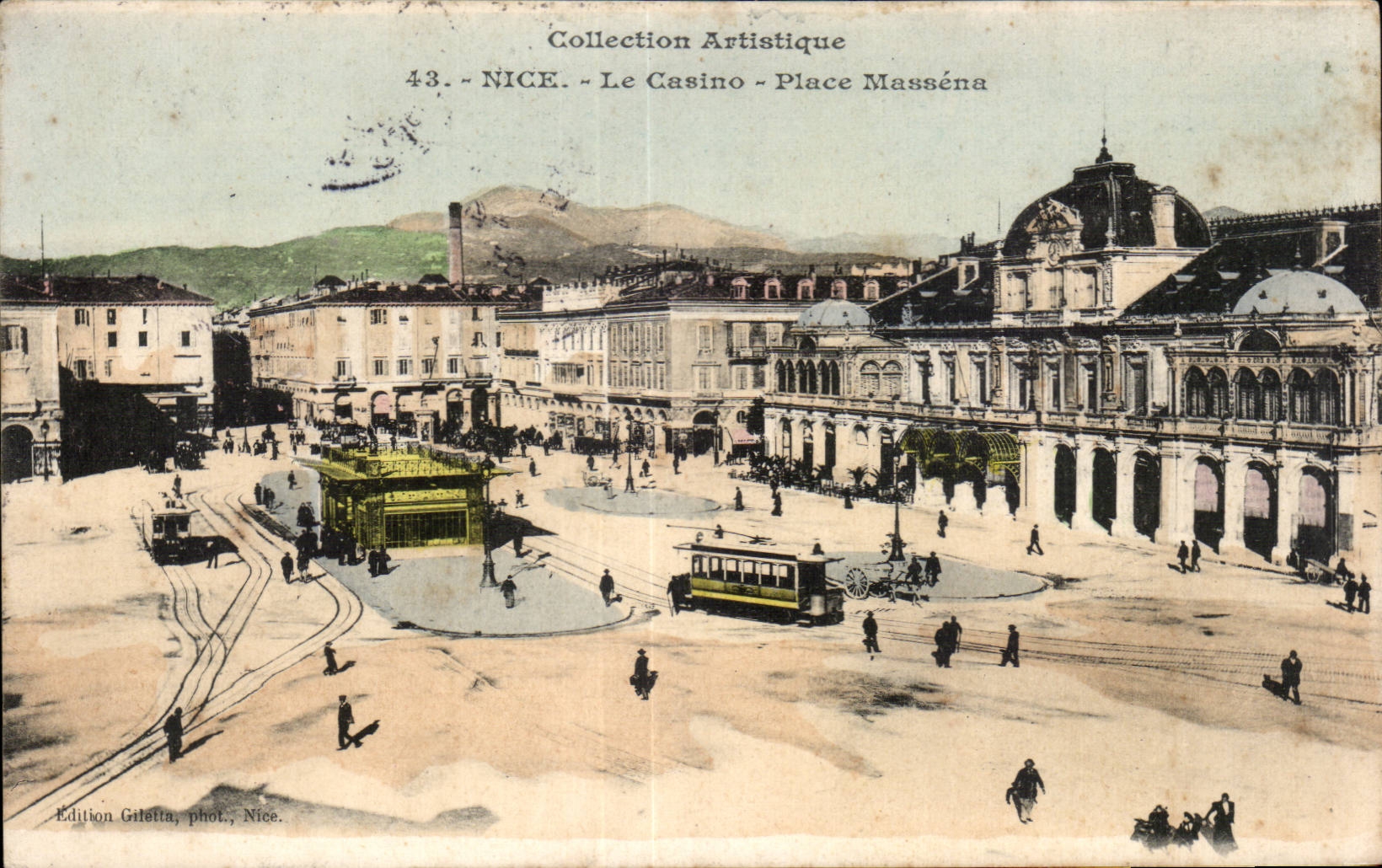 Nice - Le Casino - Place Massena - CPA 