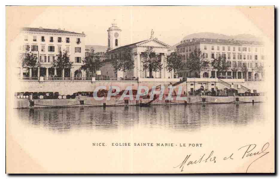 Nice - Eglise Sainte Marie - Le Port - CPA 