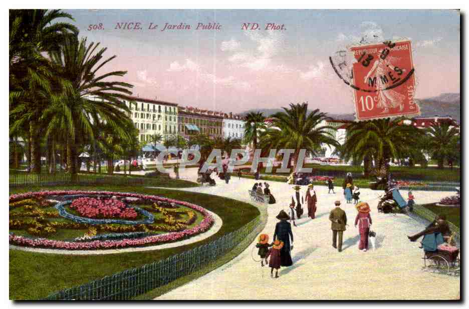 Nice - Le Jardin Public - CPA 