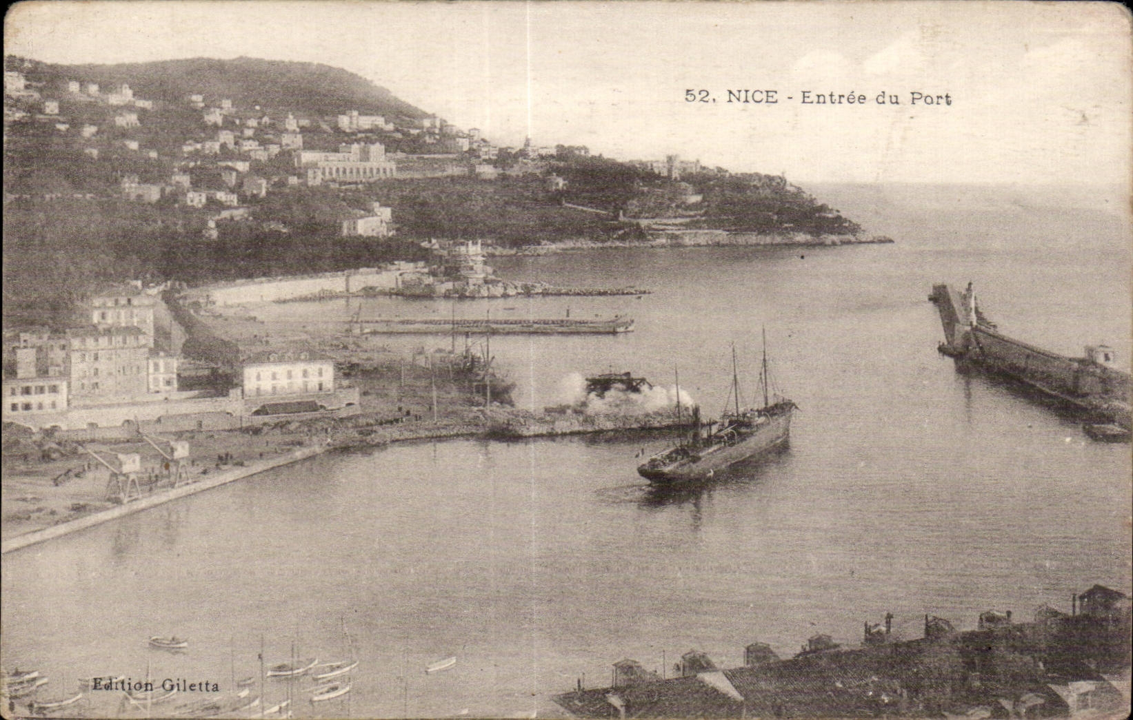 Nice - Entree du Port - CPA 