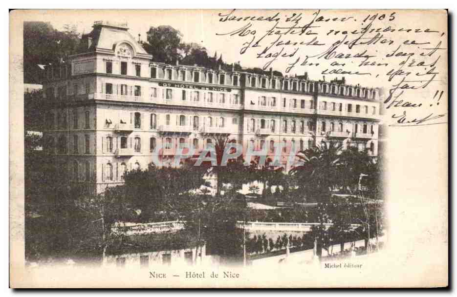 Nice - Hotel de Nice - CPA 