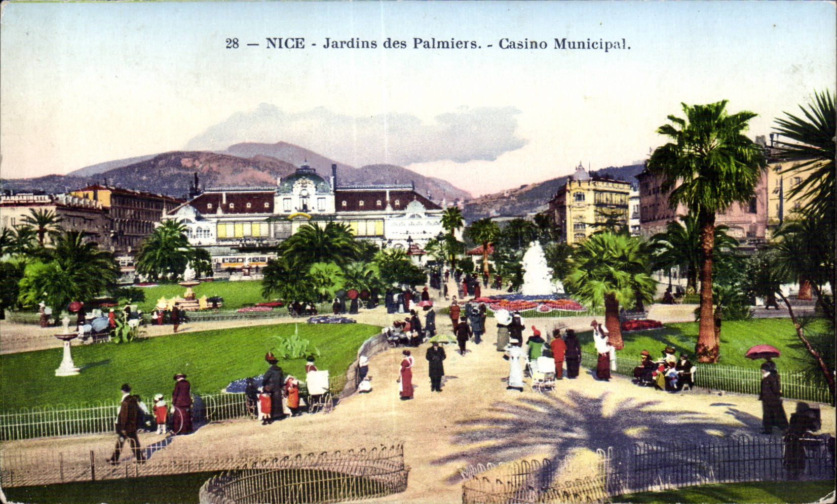 Nice - Jardins des Palmiers - Casino Municipal - CPA 