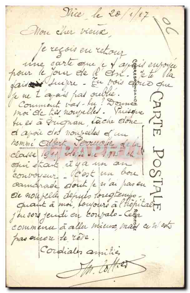 Nice - Vue Generale prise de Mont Boron - CPA — Back