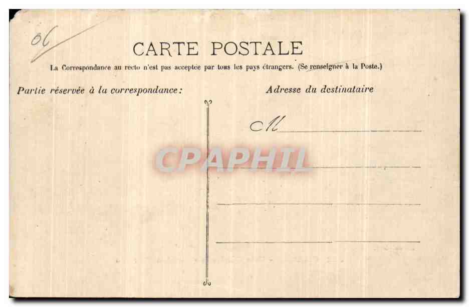 Grasse - Vue Generale entre les Oliviers - CPA — Rückseite