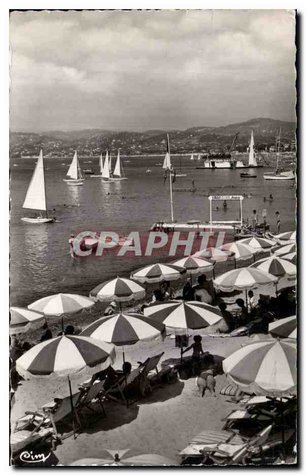 Juan les Pins - La Plage - CPA