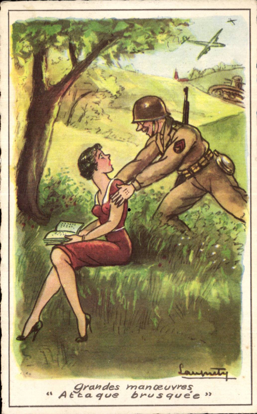 Attaque brusquée — Grandes manœuvres — Laurenty