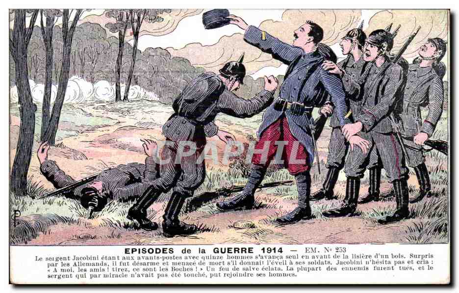 Épisodes de la Guerre 1914 — Le sergent Jacobini — EM N° 253