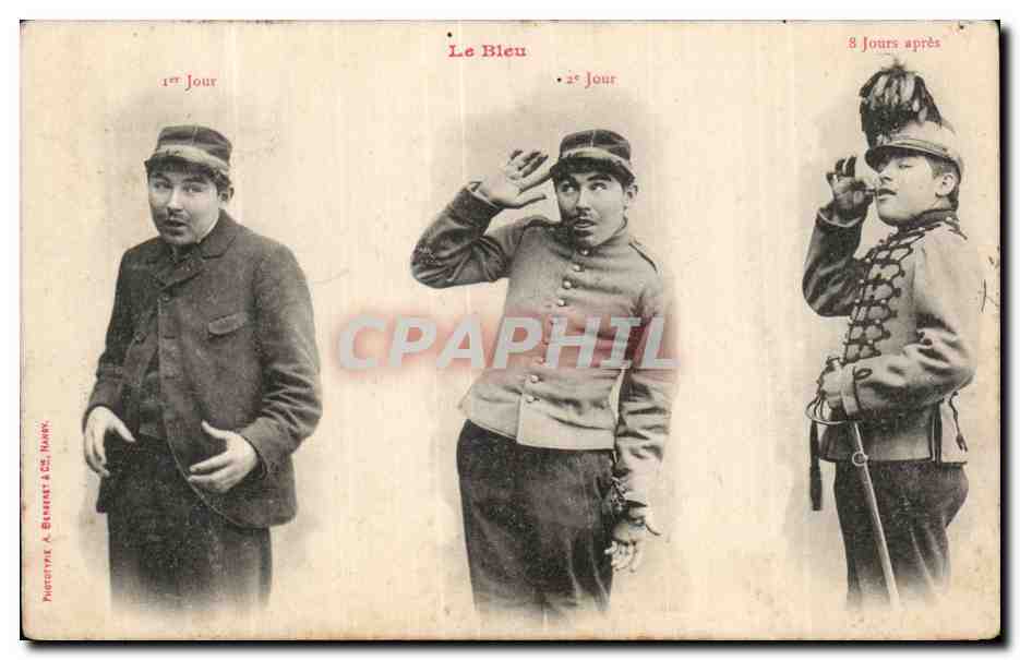 Il Blu — Evoluzione di un soldato — Fototipia A. Berenat & Cie, Nancy