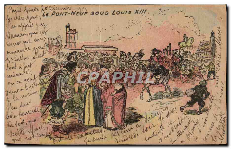 Paris - Le Pont-Neuf sous Louis XIII — Machite Marie, éditeur