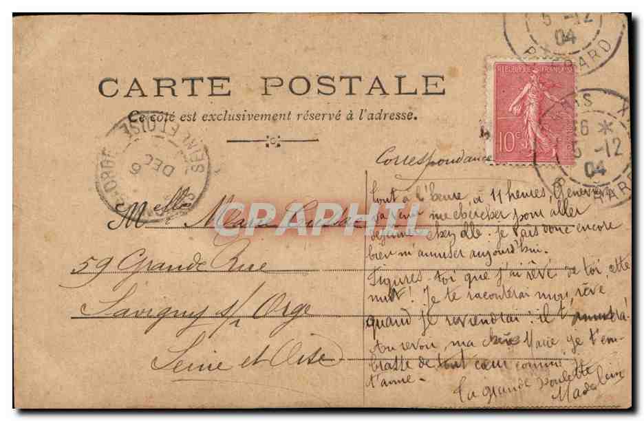 CPA Fantaisie PAques de Jeanne d arc avant la marche sur Compiegne  — Rückseite