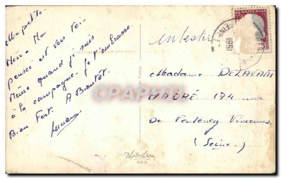 CPA Fantaisie Militaria Humour l assaut — Verso