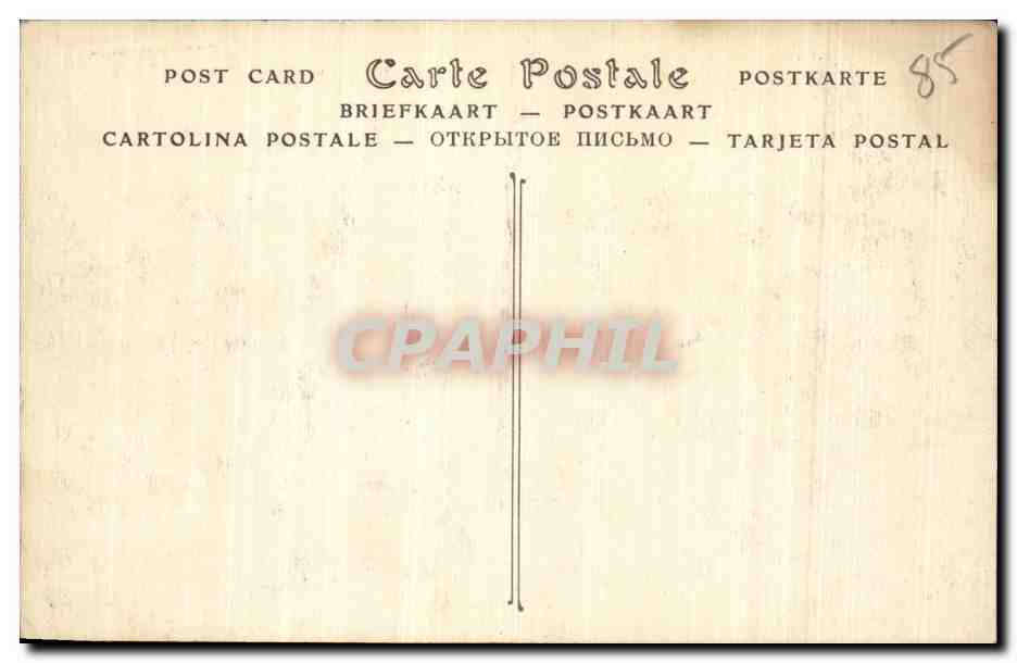 Sables d Olonne - Allant au Casino des Pins - ane - donkey - CPA — Verso