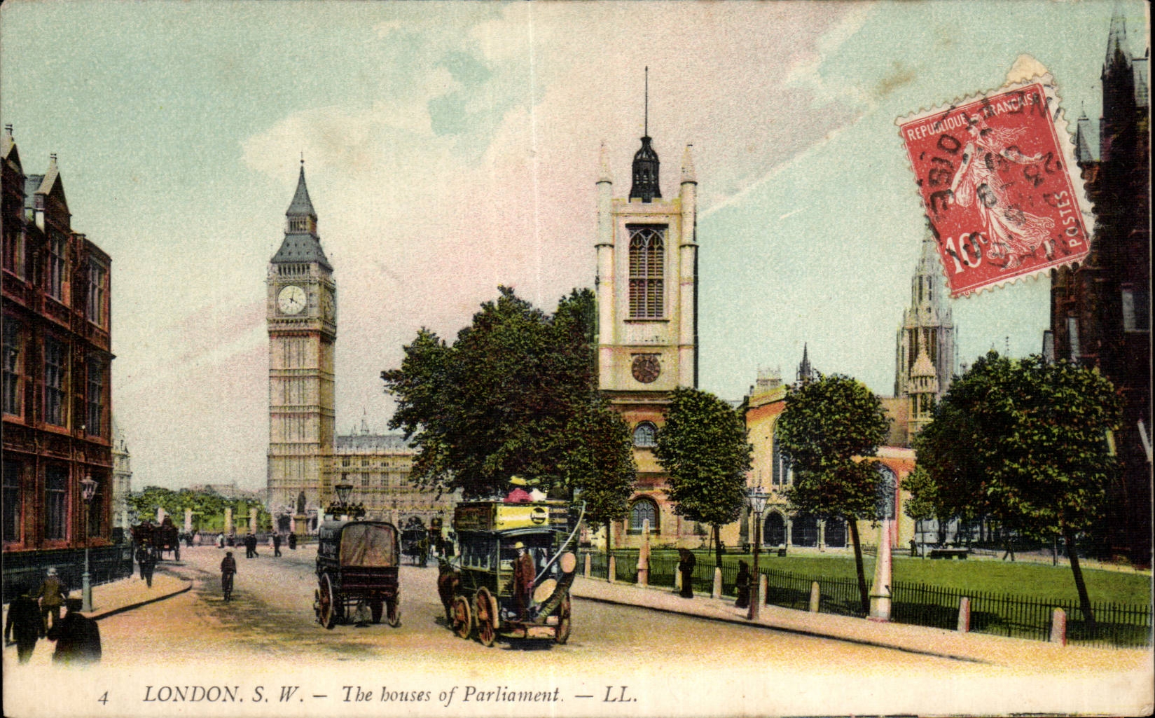 Angleterre - England - London - The Houses of Parliment - CPA