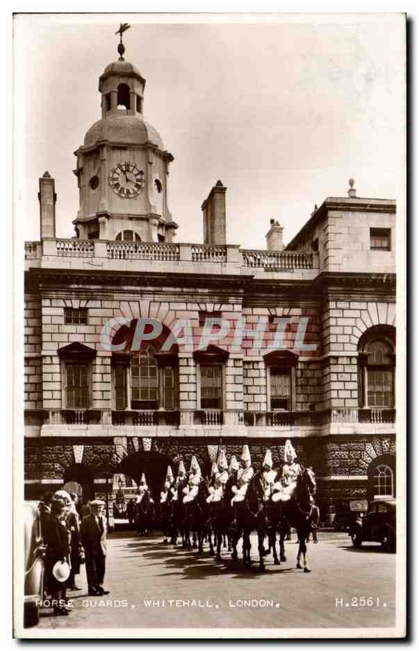 Angleterre - England - London - Horse Guards - Whitehall - CPA