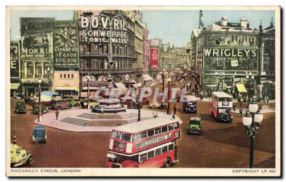 Angleterre - England - London - Piccadilly Circus - CPA
