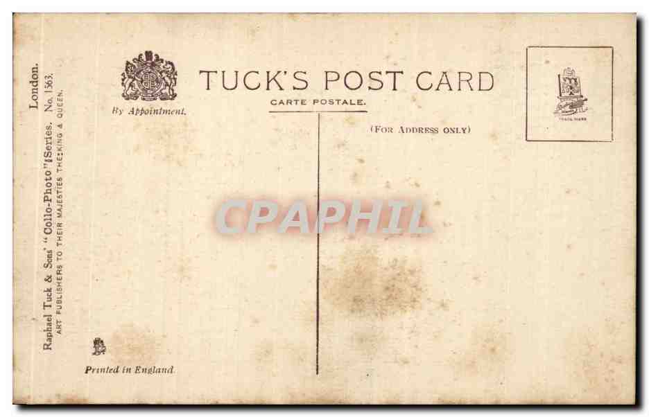 Angleterre - England - London - Buckingham Palace - CPA — Rückseite