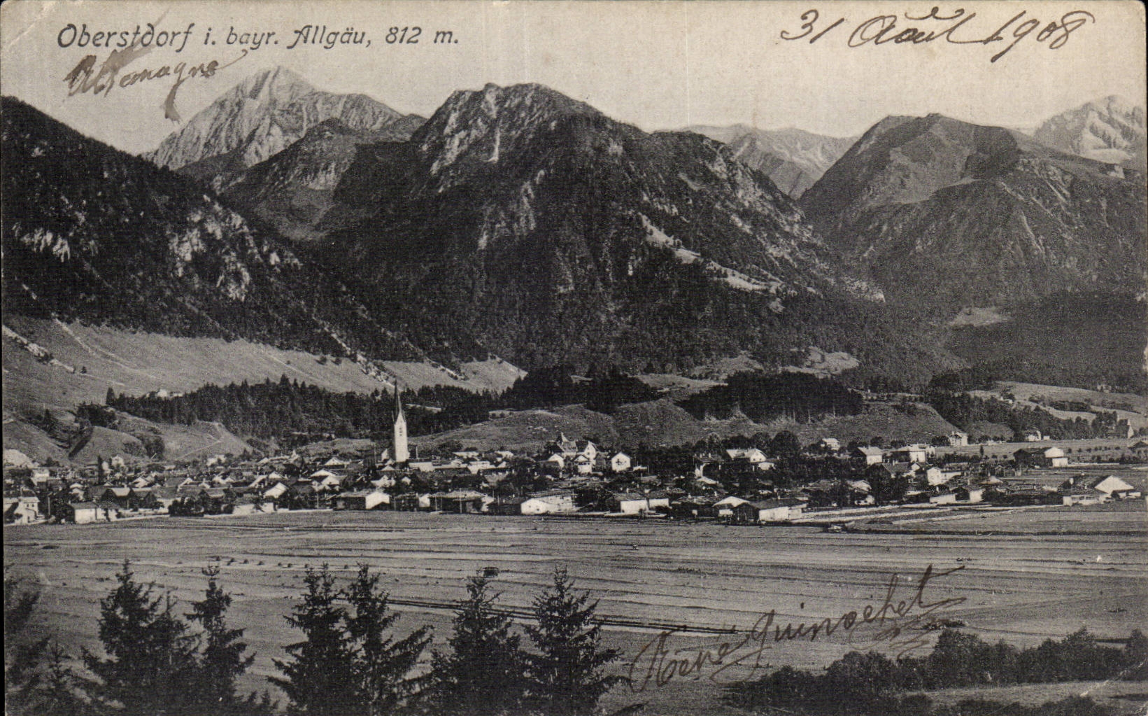 Allemagne - Germany - Bavaria - Bayern - Baviere - Oberstdorf - CPA