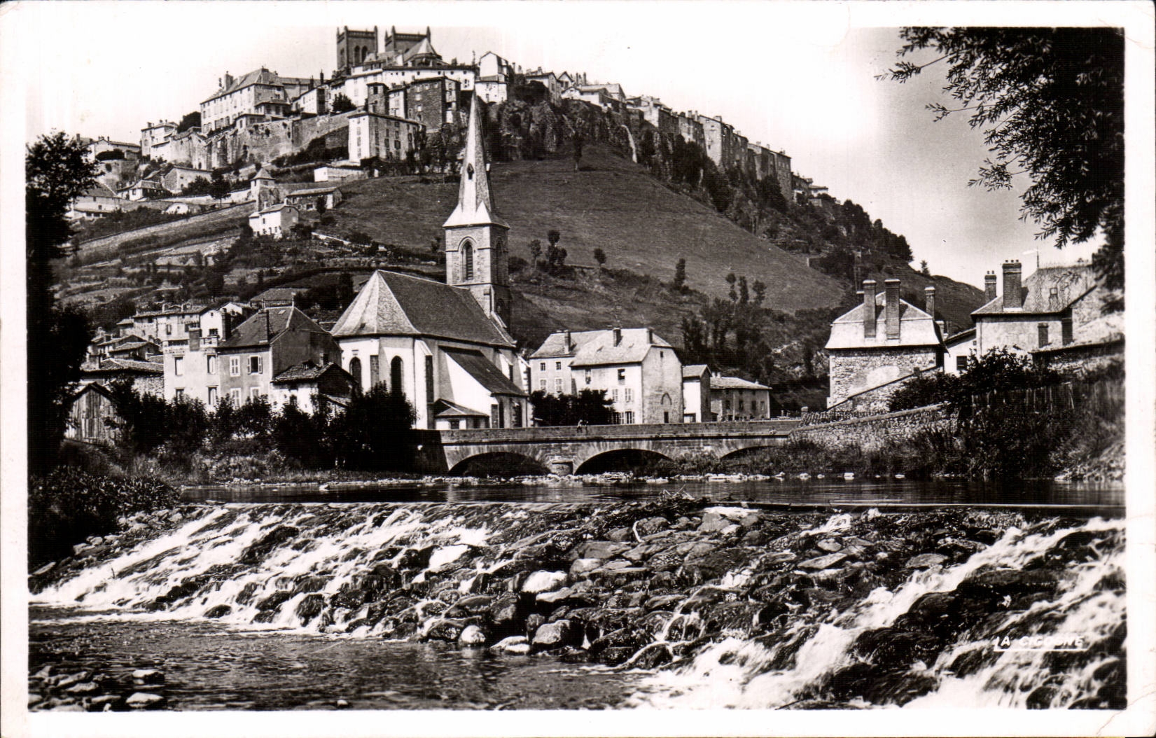 Saint Flour - Vue prise des bords de l Ander - CPA