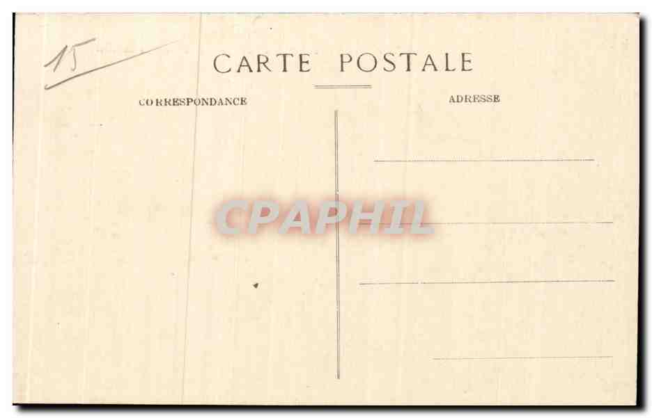 Salers — La Vallée de St-Paul, vue de la Promenade de Barrouze — LE CANTAL PITTORESQUE, n°607 — Rückseite