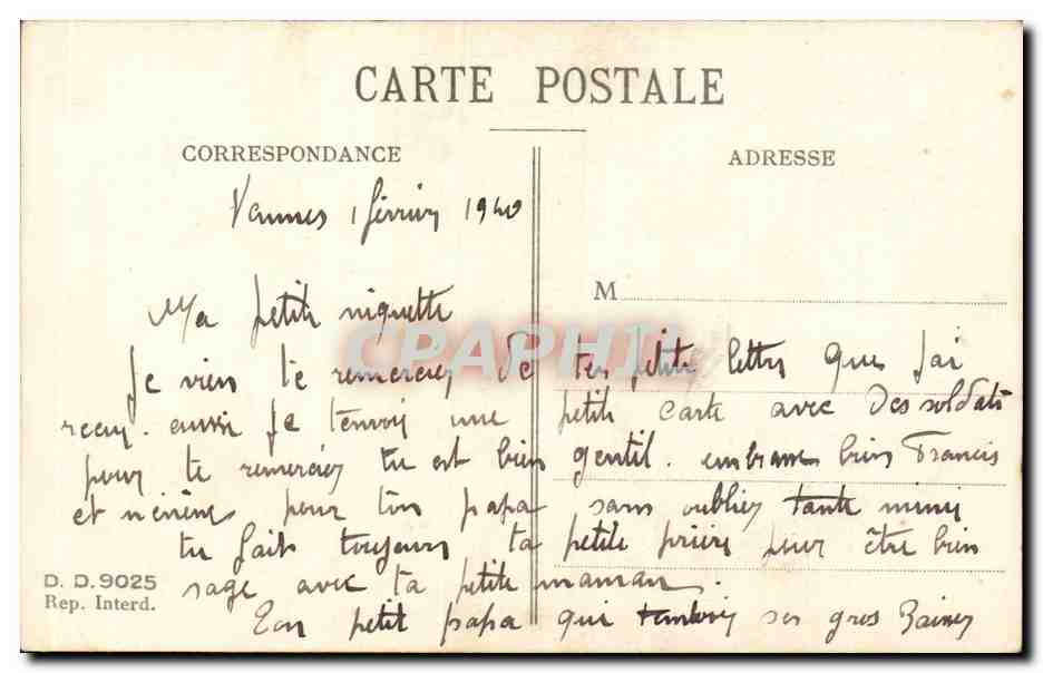 Chars de combats — Aux lettres — A. Garinard — Reverso