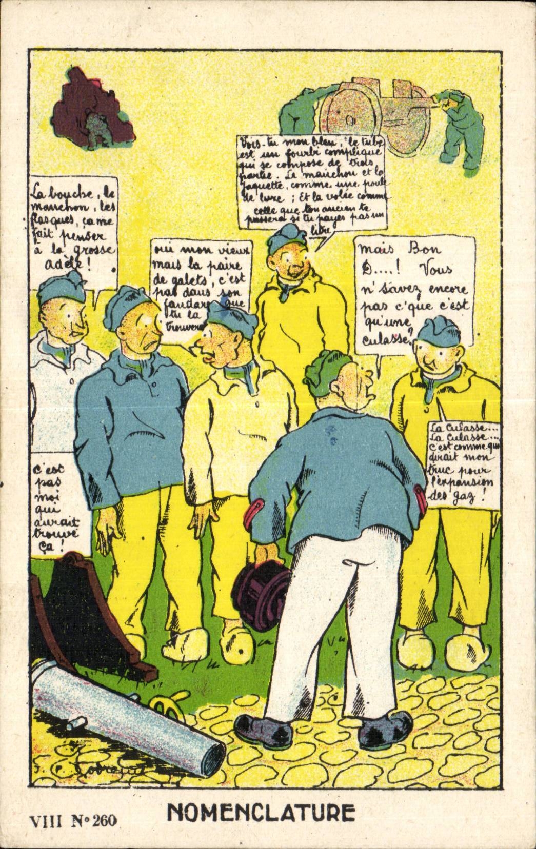 Soldats en discussion — Nomenclature — Nomenclature VIII N°260