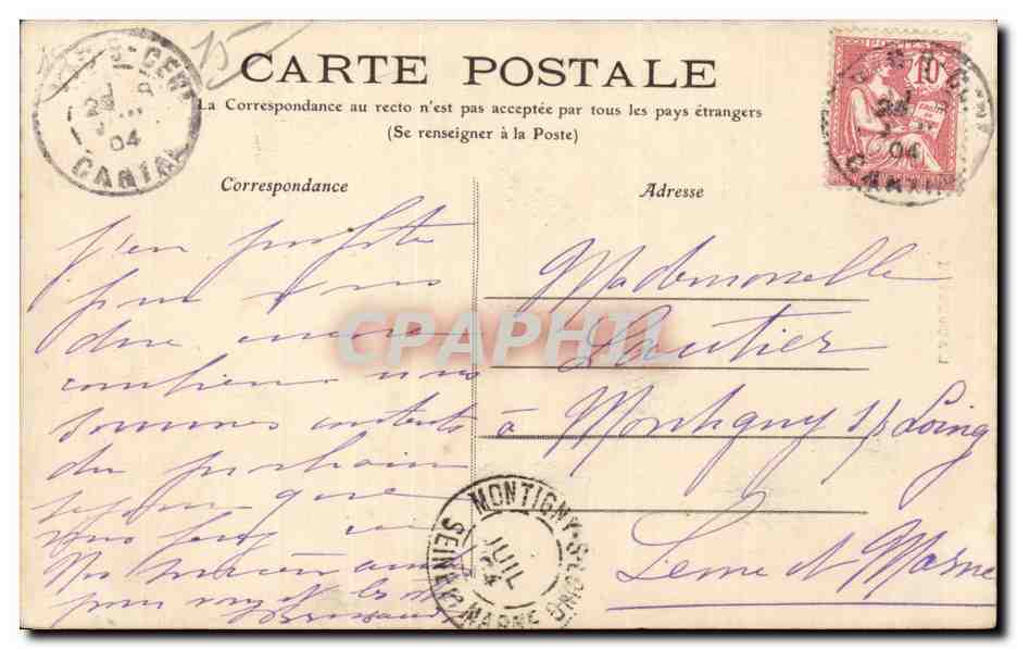 Le Lioran - L Alagnon au Tunnel - CPA  — Rückseite