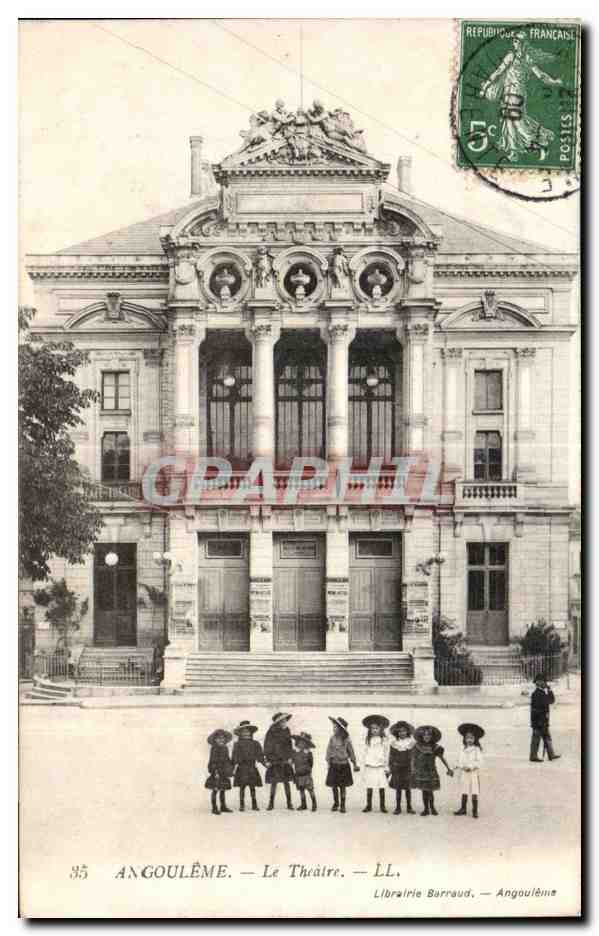 Angoulême — Le Théâtre — Librairie Barraud, Angoulême